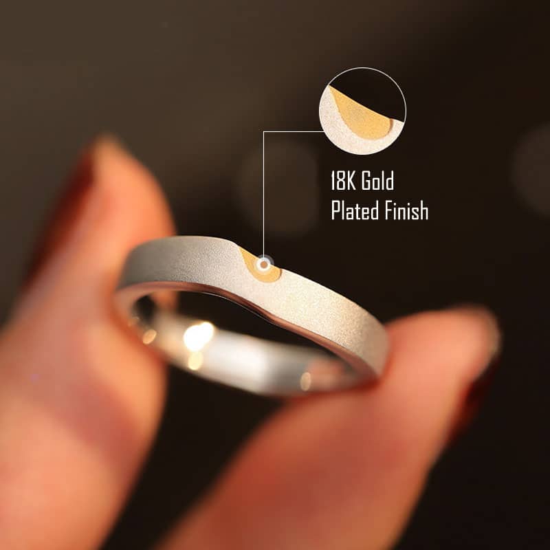 (image for) Matching Couple Heart Rings in Sterling Silver